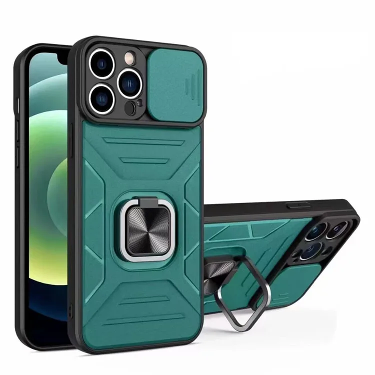 Metal Ring Mobile Phone case Car Magnetic Shockproof For Samsung Galaxy M53 Mobile Phone For Xiaomi Redmi Note 11T Pro+