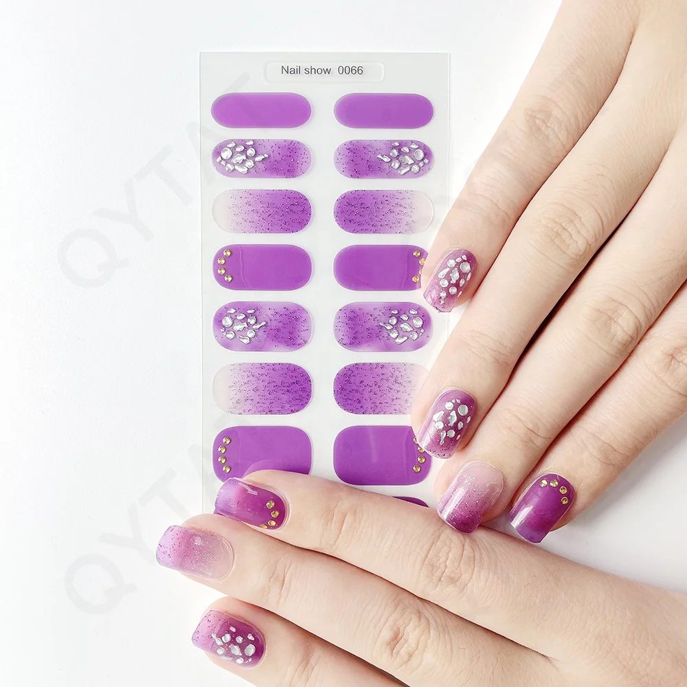 Factory Price Customized Design OEM/ODM Gel Shinning Polish Nail Sticker