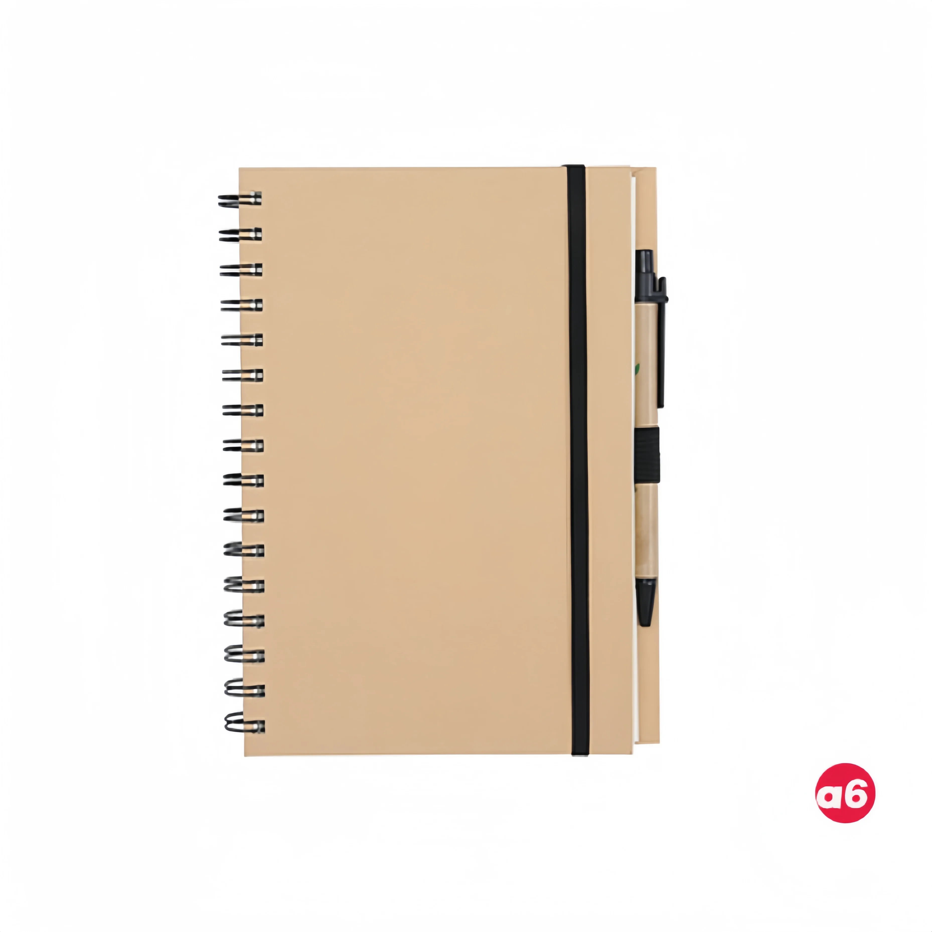 Promotional good quality blank school office kraft paper lined notebooks