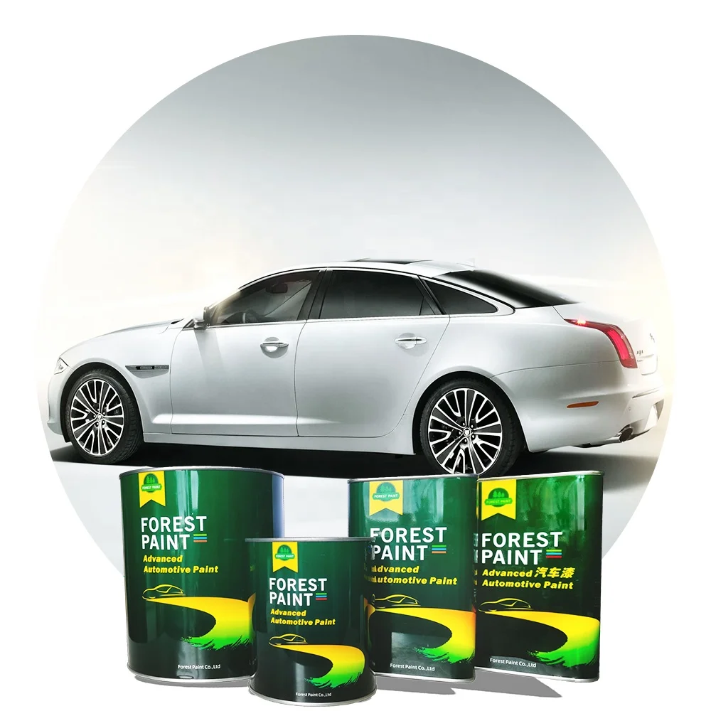 High Gloss Acrylic Solid Metallic Pearl Colours 2k basecoat Automotive Paint Liquid Car Coating for Used Auto Body Repair