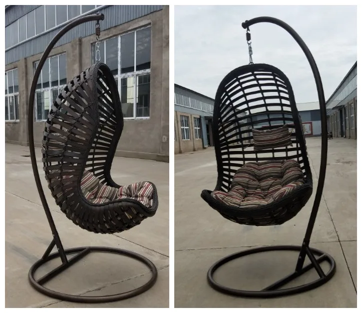 factoyr price fashion leisur  balcony rattan  outdoor indoor swing egg chair