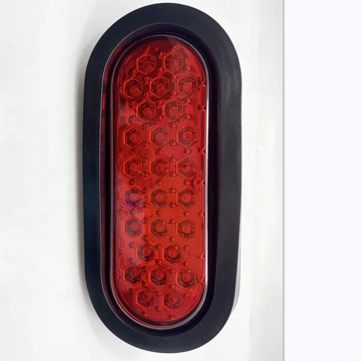 Овальные светодиодные стоп-сигнал, поворотные огни 6 дюймов, подходят для универсальных грузовиков, буксирных прицепов, домов на колесах и т. Д.