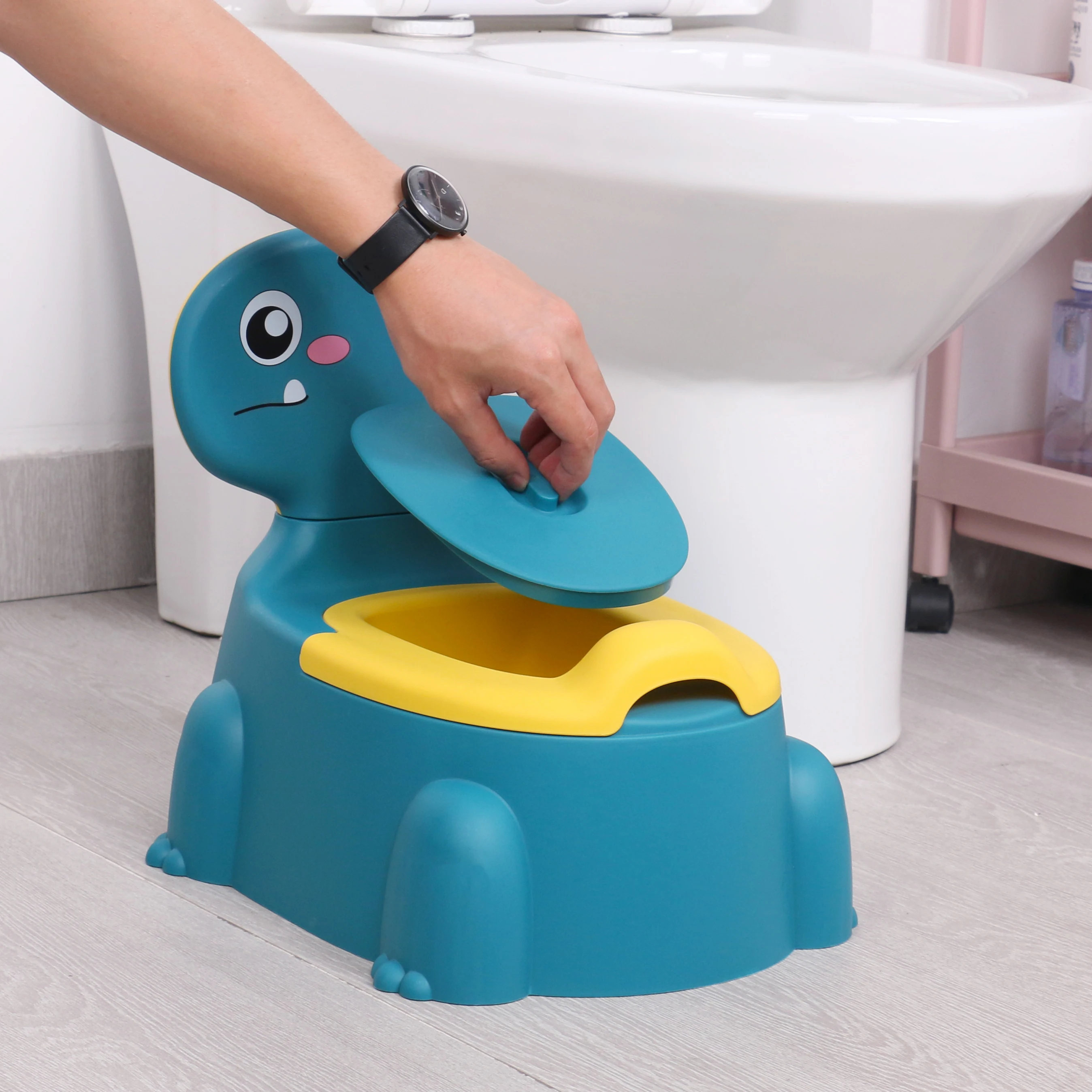 Новое поступление 2022, детское мультяшное сиденье для горшка, портативное детское тренировочное сиденье для унитаза, экологичное детское кресло для горшка, Туалет