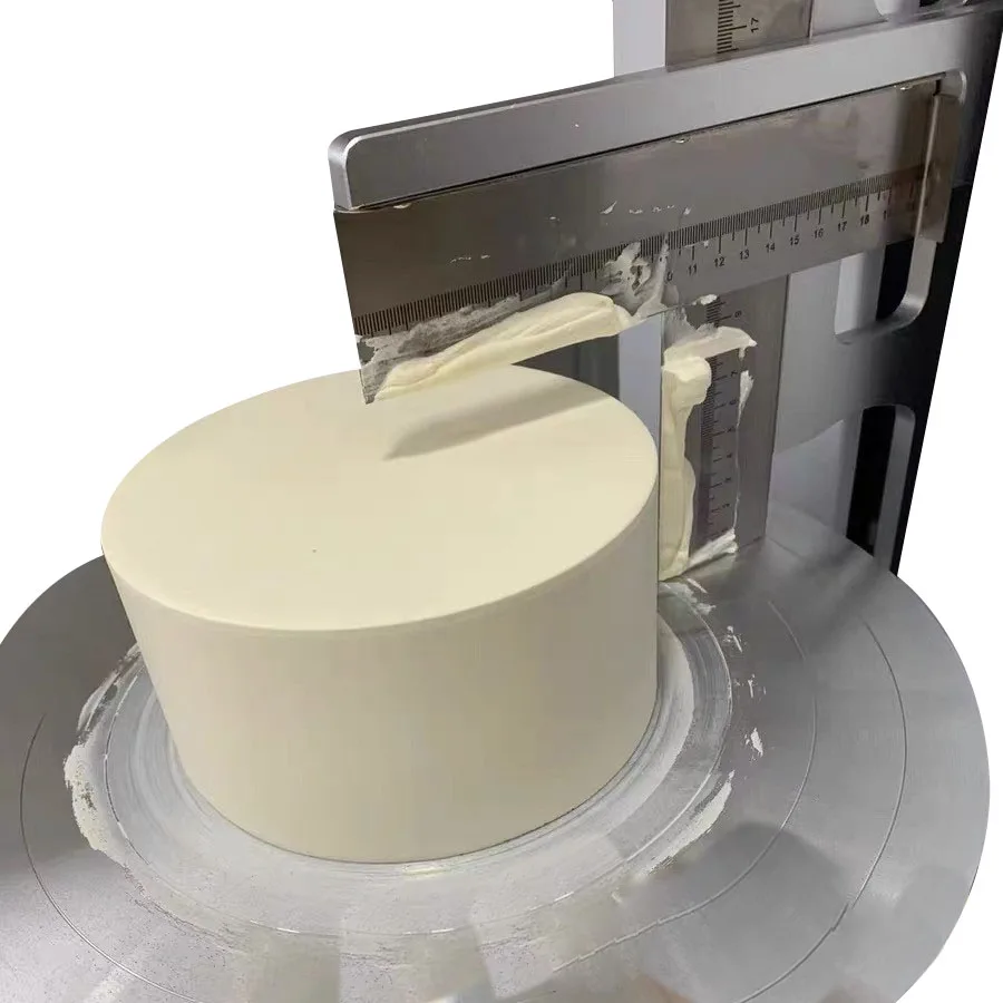 Automatic Round Cake Cream Spreading Coating Filling Machine Cake Bread Cream Decoration Spreader frosting machine