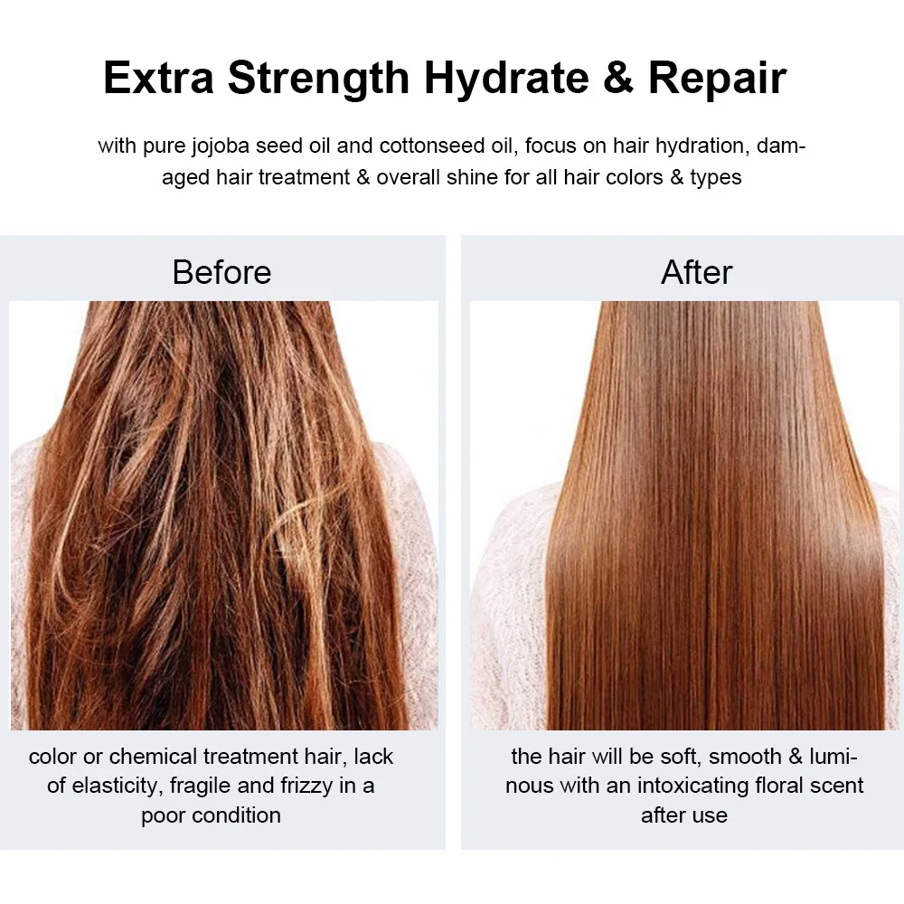 High Quality Keratin Hair Straightening Cream Mask Private Label Weightless Deep Conditioning Treatment for Weak Hair