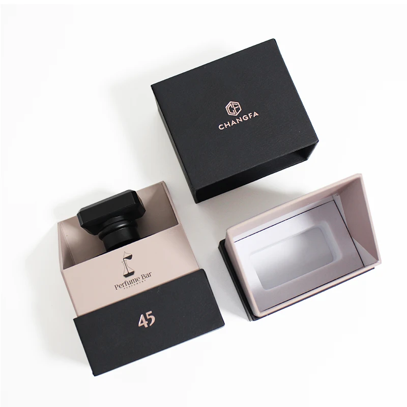 New Design Small Custom Color Paper Box For Mini Perfume Gift Bottle Paperborad Luxury Display Perfume Box With Packaging