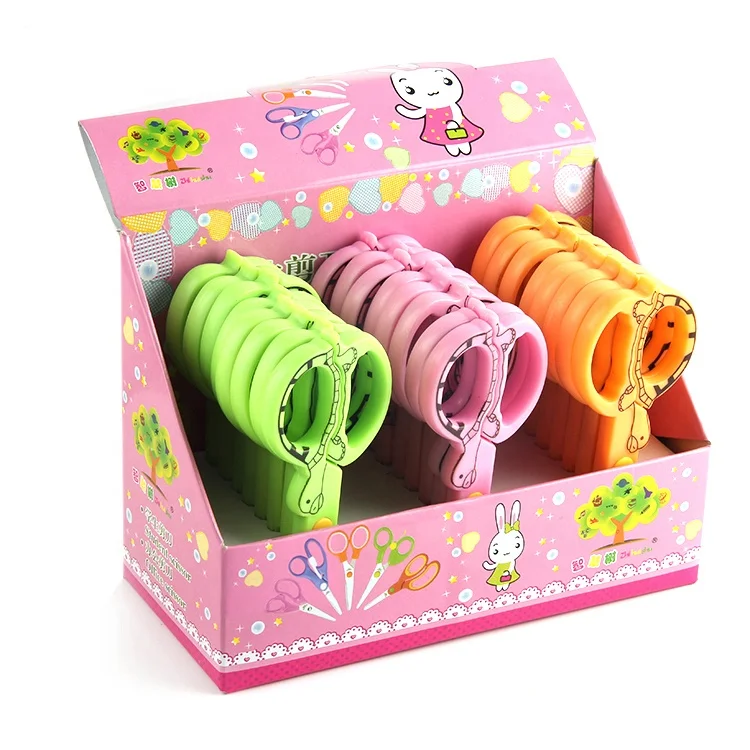 Hot Sale Plastic Handle And Blade Scissors For Kids