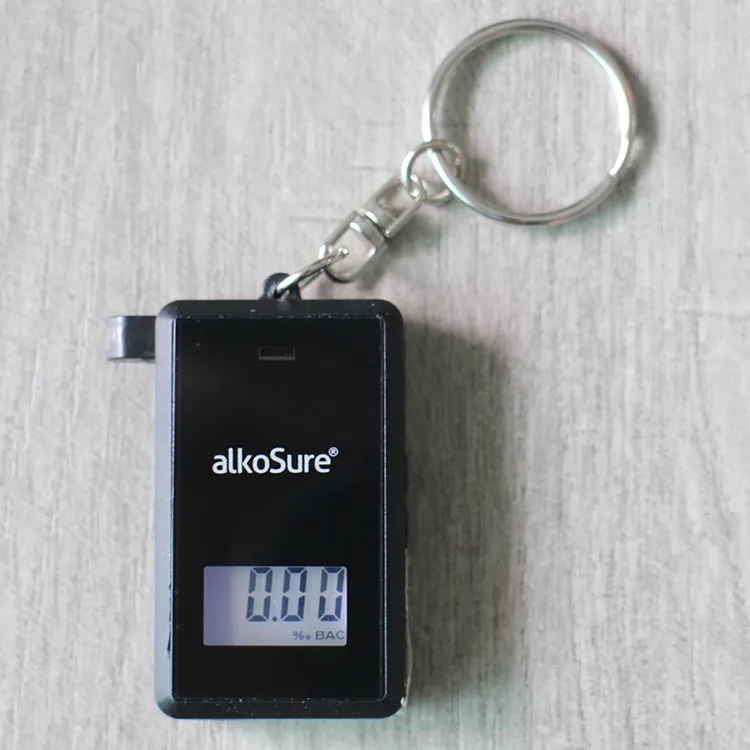 Wholesale smallest breathalyser Low Cost Keychain fuel cell alcohol tester
