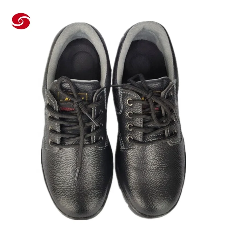 Черная Рабочая функциональная рабочая обувь со стальным носком защитная из полиуретана подошва грабителя