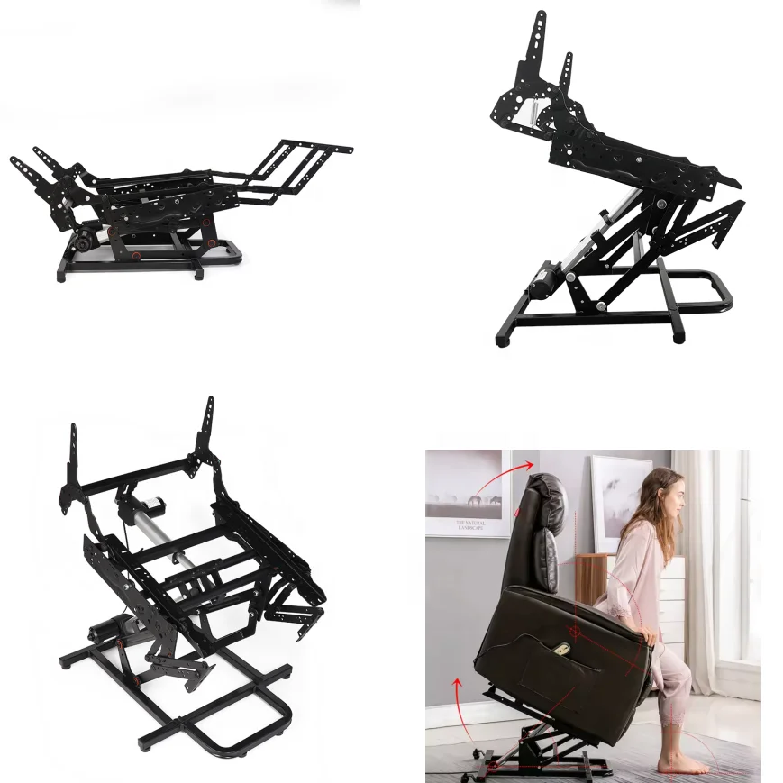 XD-OEC Power Electric Furniture Frame Lift Seat Chair Recliner Mechanism for elderly Old People with Single motor or Dual-motor