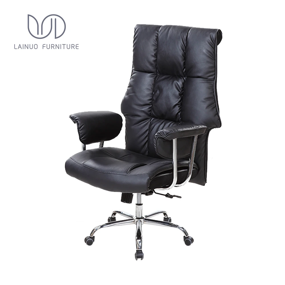 gold genuine office leather chair sofa office