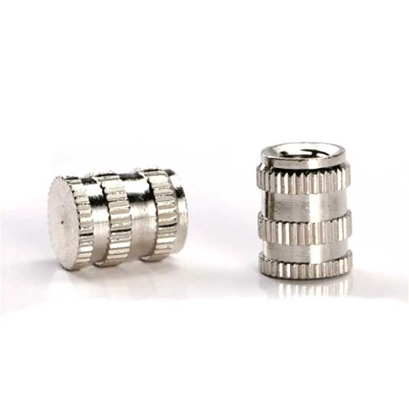 Stainless steel knurled insert nut Aluminum threaded insert/knurled nut for Plastic M2 M4 M6 M8