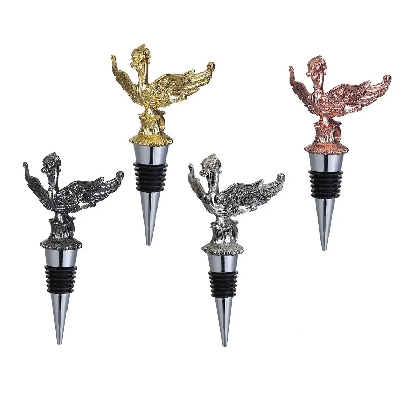 Wholesale Zinc Alloy Wine Stoppers Christmas Unique Dragon Bottle Plug Champagne Animal Wine Bottle Stopper