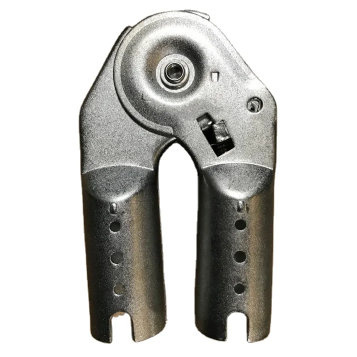 round hinge aluminum double sides telescopic ladder 2.2m+2.2m