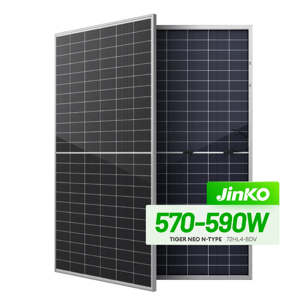 Jinko Original Factory Solar Panels 575W 580W 585Watts Tiger Neo Bifacial N-Type Solar Panel Plate For Solar System