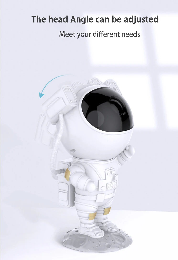 Kids Sky Starry Projector Astronaut Night Light Multiple Lighting Modes projector 360 Degree Rotation Astronaut Projector lamp