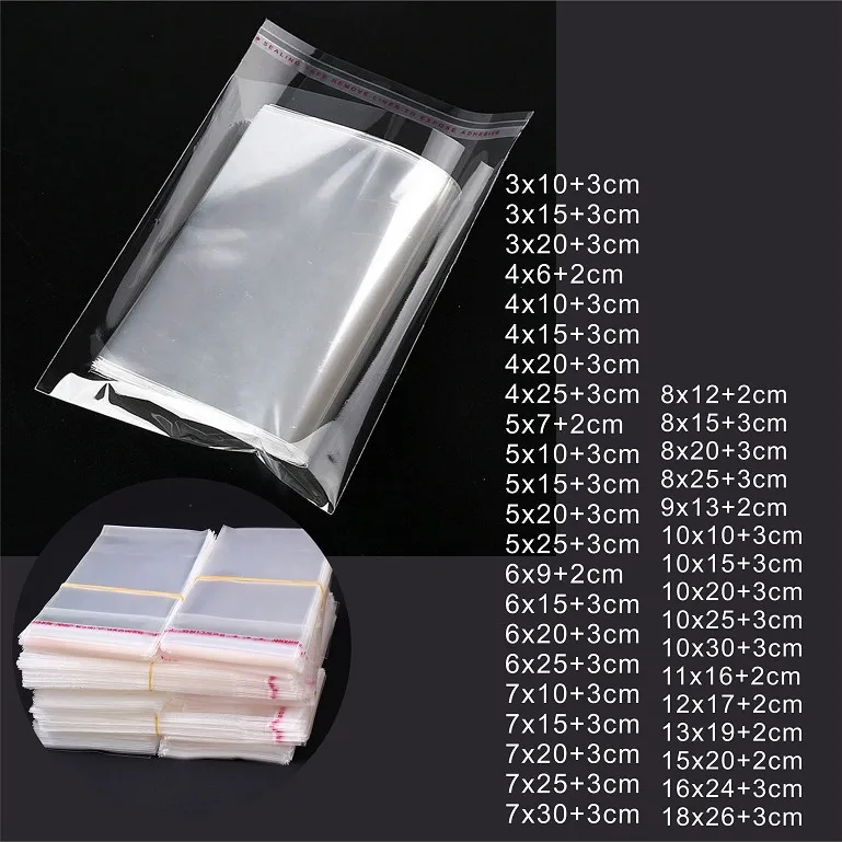 Xiahong factory recycled material transparent bopp cellophane bags with square opp cpp bag bottom