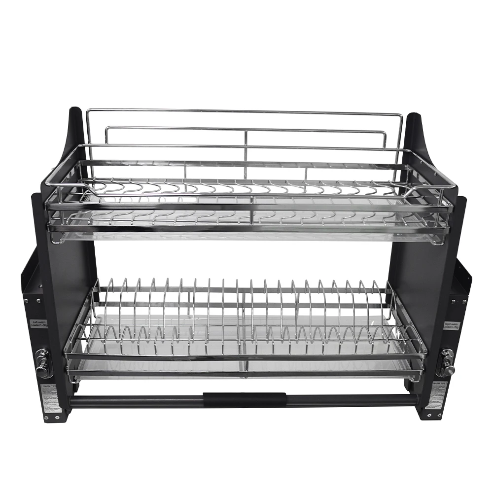 Wholesale price kitchen cabinet soft closing pull down storage basket