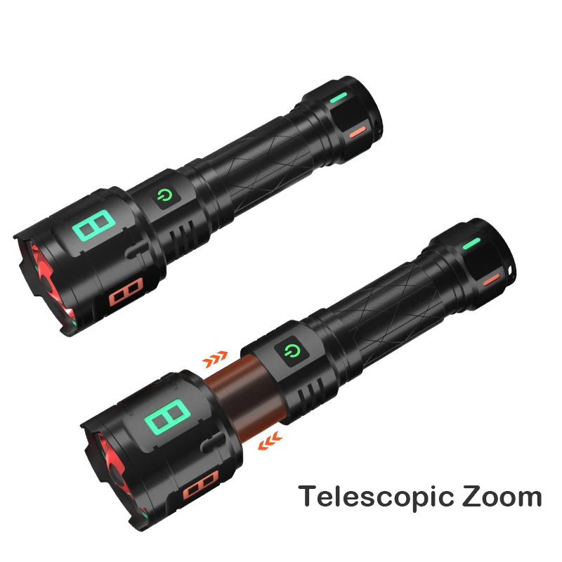 Powerful 30W 2000 lumens Waterproof Camping Outdoor Torch Flash Light Rechargeable LED Tactical Flashlights