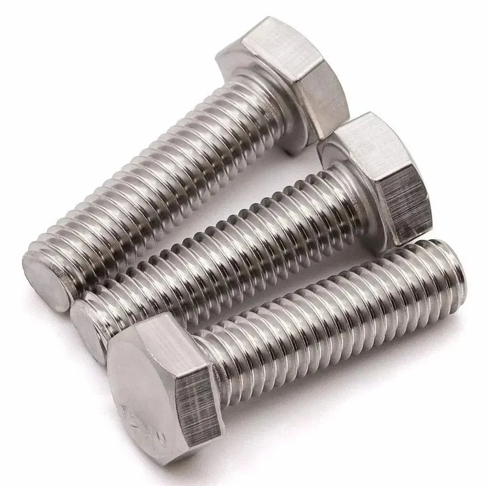 Factory Price M6-M64 Hex Bolt A2-70(304) Hex Head Screw Bolts Stainless Steel Fully Threaded Hex Tap Bolts