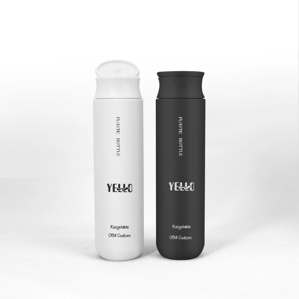 New Wholesale Plastic 300Ml Hdpe Shampoo And Conditioner Squeeze Bottles With Flip Top Cap