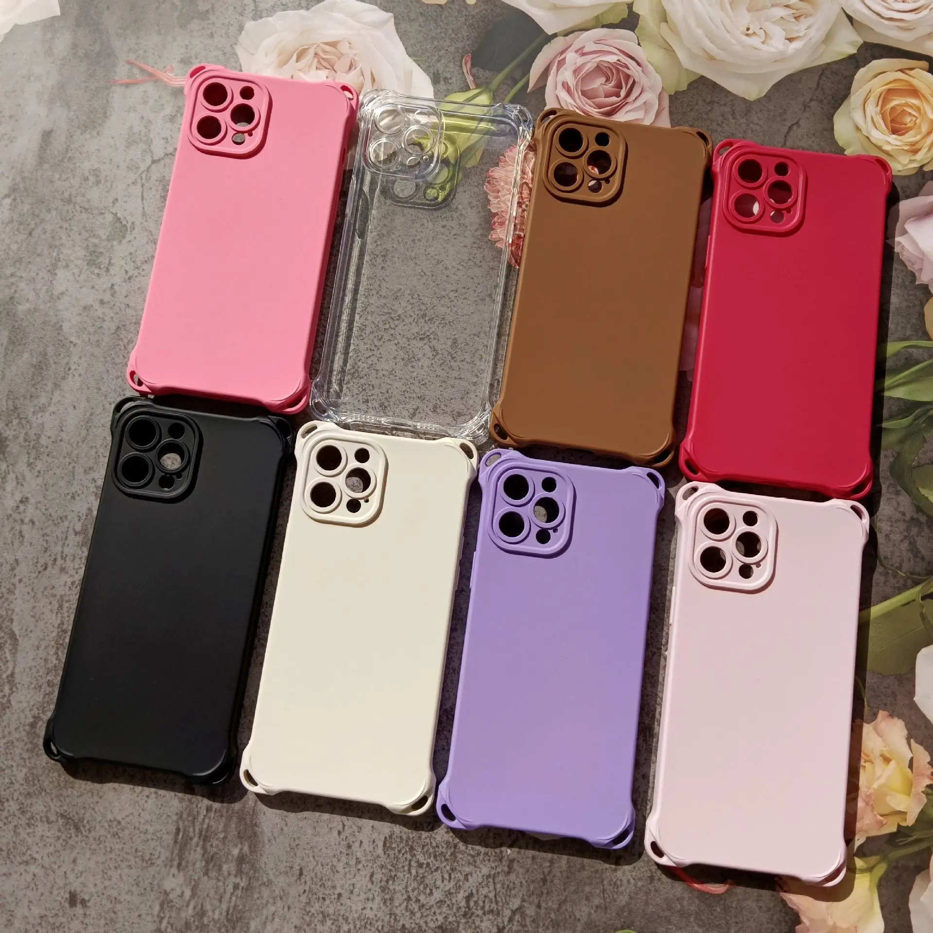 Crossbody Phone Case with Strap for iphones 15 pro max 16 Pro - Durable Spray Coating and Corner Openings