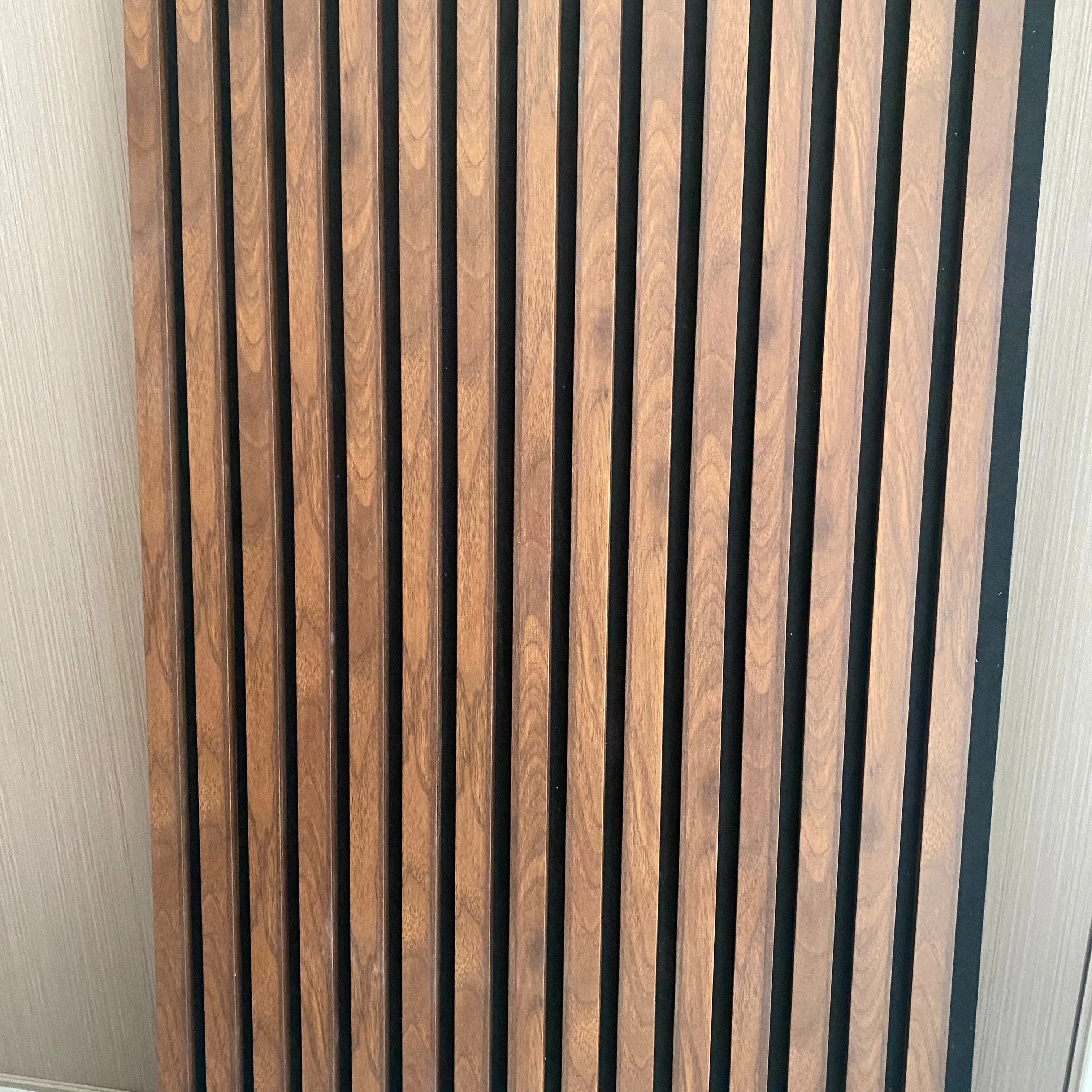 cutome ECO friendly slat wall acoustic natural oak surface wooden slat acoustic panels slat