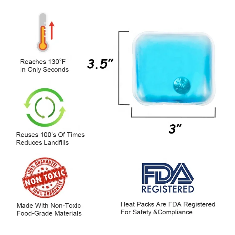 Winter Instant Hand Warmer Heat Pack Reusable Portable Promotional pillow Hand Warmer Pad heat pack Hand Warmer