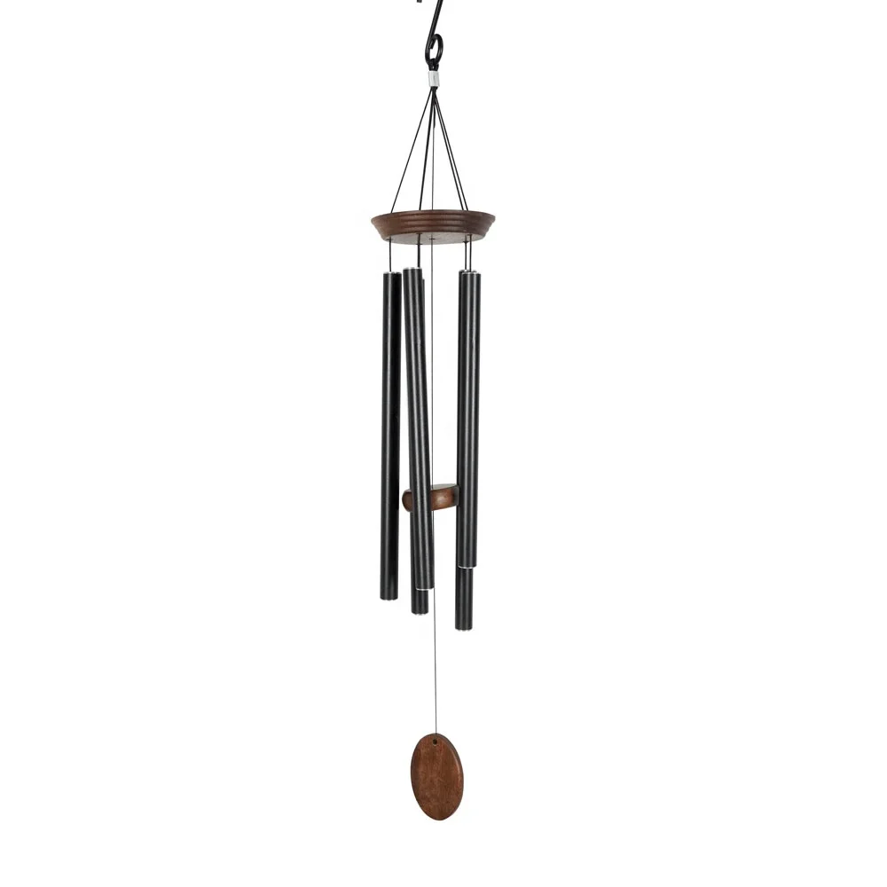Wholesale Home Decoration 33 Inch Aluminum Tubes Wind chimes  five-tube wind chimes  Hanging Decor  Memorial Wind Chimes