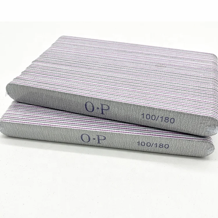 Professional Custom Printed Straight Zebra Nail File 100/180