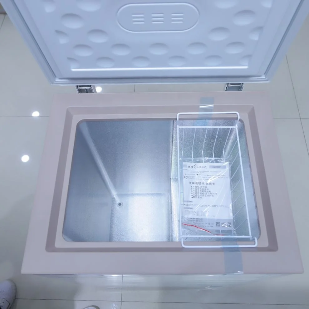 SUILING 100L Chest Freezer Deep Freezer Commercial Refrigerator