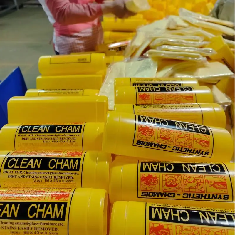 Quick-drying Pva Chamois car wash towel super absorbent synthetic Chamois  polyvinyl alcohol cooling towel factory custom logo