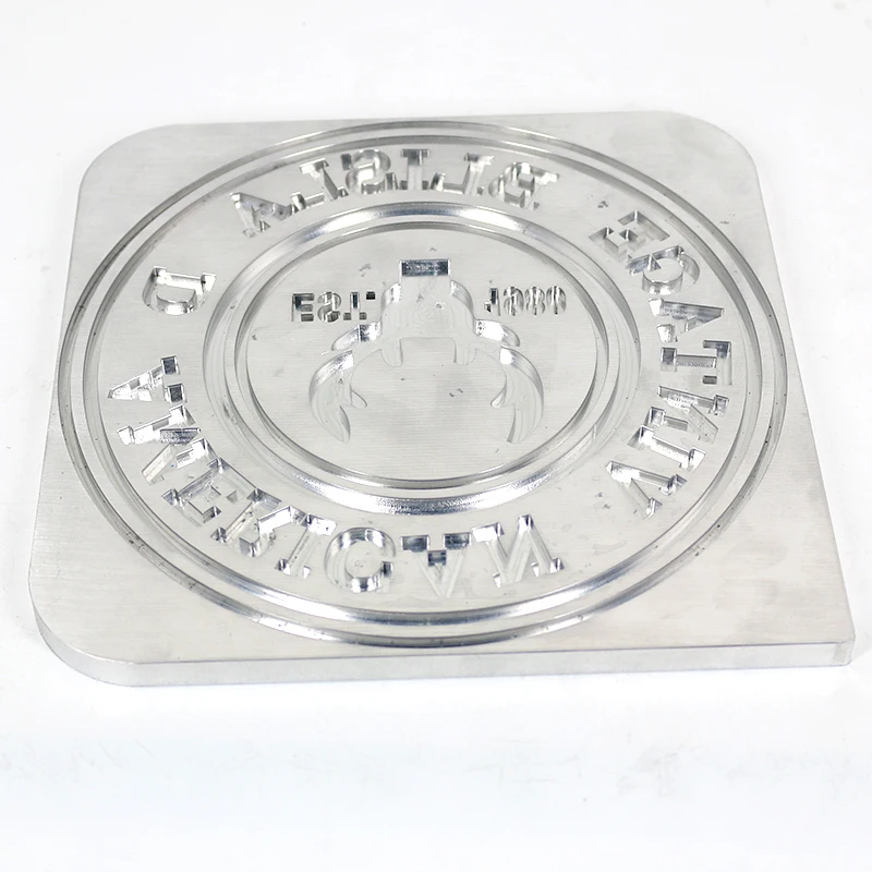 Hot Stamping Brand Aluminum Mold Logo Processing Engraving Hot Stamping Plate Hot Pressing Leather Mold