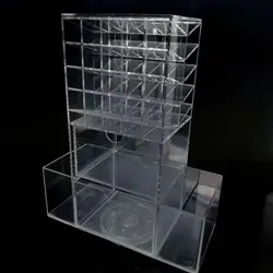 RotataLip gloss lipstick lipstick storage rack Acrylic storage box display rack Desktop cosmetics skin care product storage box
