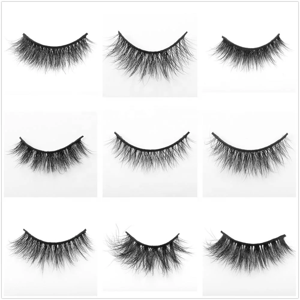 
Nice To Buy Eyelash Manufacturers Mink Hair Lashes Volume False Eyelashes Cruelty Free 3D Mink Lashes 