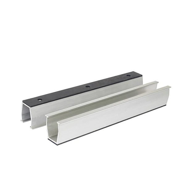 Bristar Easy Install Aluminum Stainless Steel U Shaped Solar Rail Brackets for PV Mount System