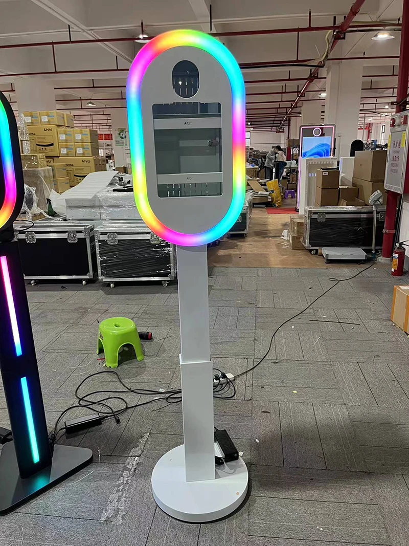 2024 новый дизайн Интеллектуальный портативный корпус для Ipad фотобудка регулируемый 180 градусов Морден свободно стоящий Черная