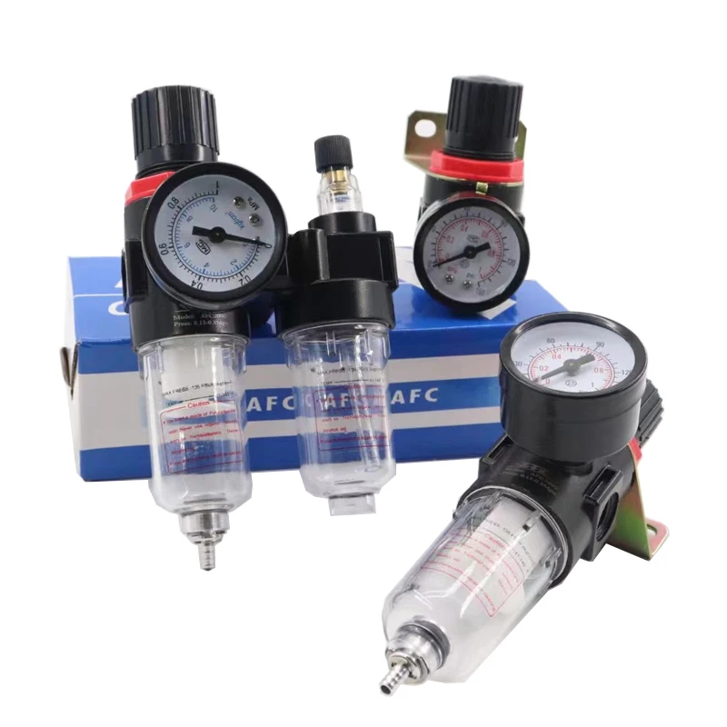 Airtac Type AFR2000 BFR2000 3000 4000 Filter Regulator Pneumatic Pressure Reduce Air Treatment Regulator Gauge