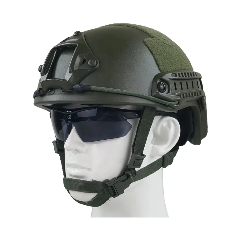Factory supply MICH PASGT Tactical NIJ IIIA StandardBlack Army MilitaryFASTBallistic Bulletproof Helmet