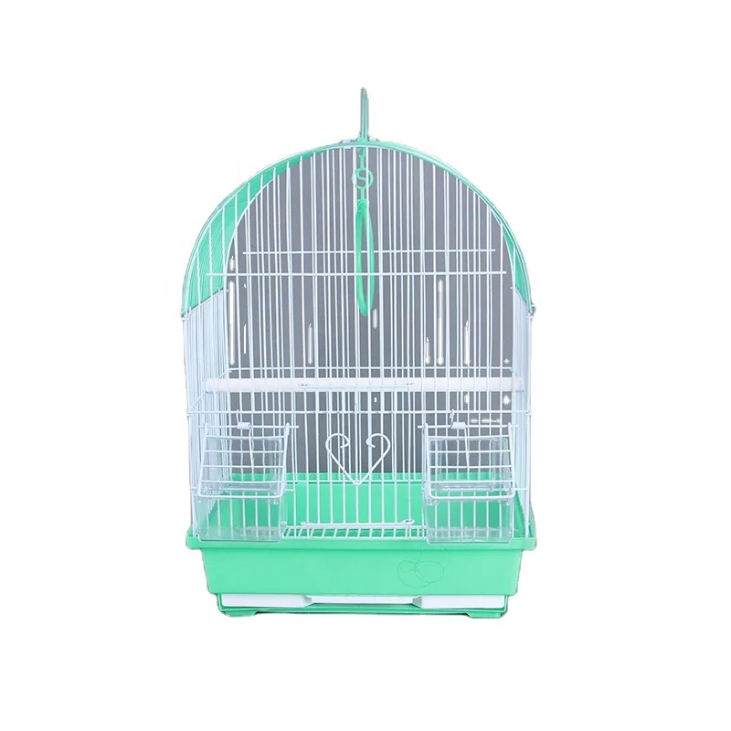 Hot Sale Pet Simple Portable Small Fashion Design Cage Canary Bird Cage Iron Wire Bird Cage