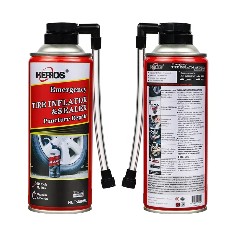 2022 Herios Flat Tire Puncture Repair Sealant, Prevent and Repair, All Off-Highway Tubeless Tires