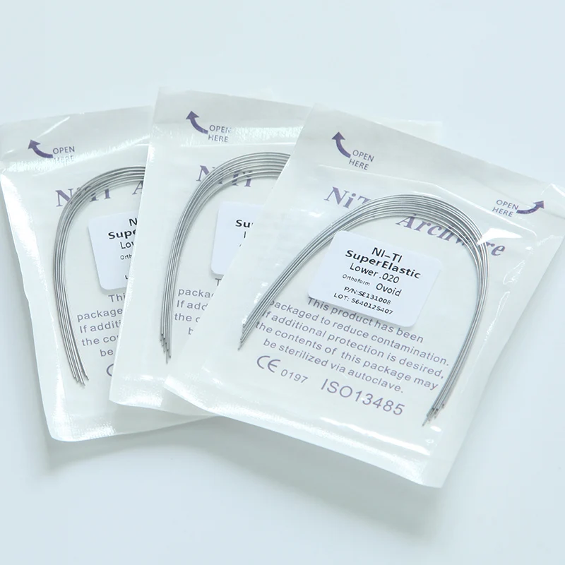 Orthodotnic Niti Arch Wires arcos wires de ortodoncia Dental Supply