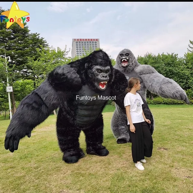  Funtoys CE Ape надувной костюм гориллы талисман 2 6 м King Kong пользовательский Аниме Косплей маскоте тема маскарадный наряд