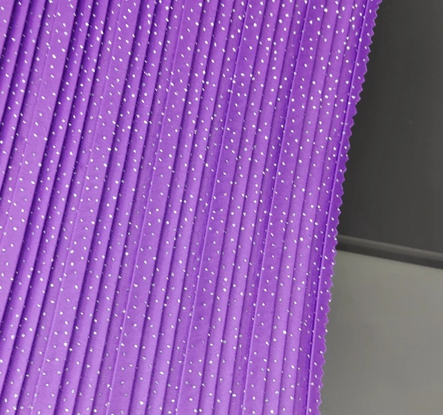 100%polyester fabric digital print pleated fabric with glitter gradual change  polyester crepe polyester crepe fabric for dress