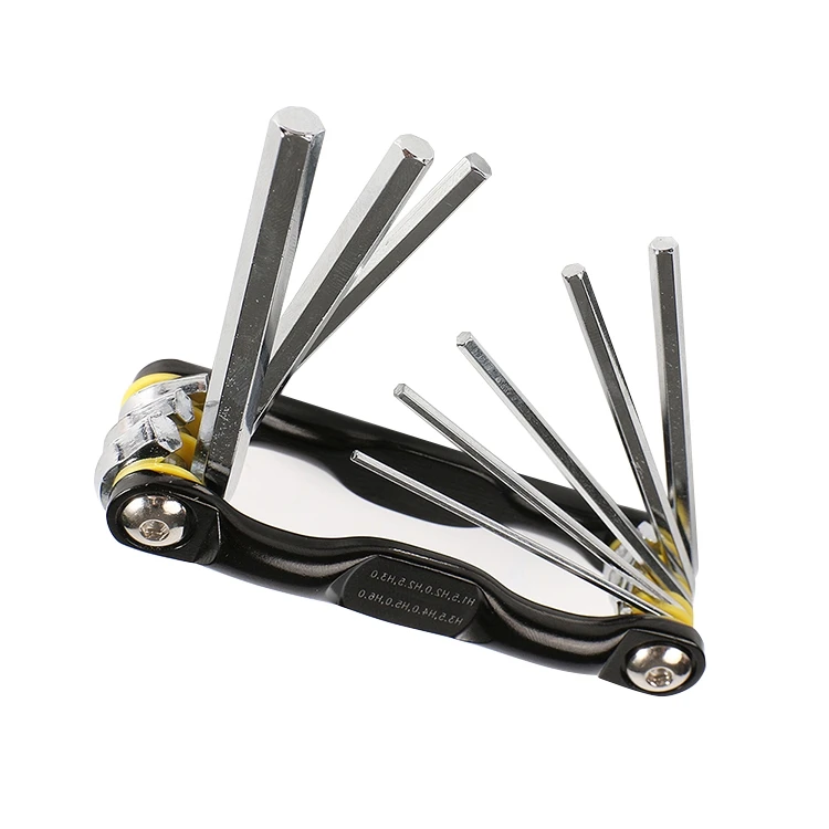 Qixin 8 in 1 Security Folding Hex Head Allen Key Wrench Set Huidi Custom Hex Key Tool Set