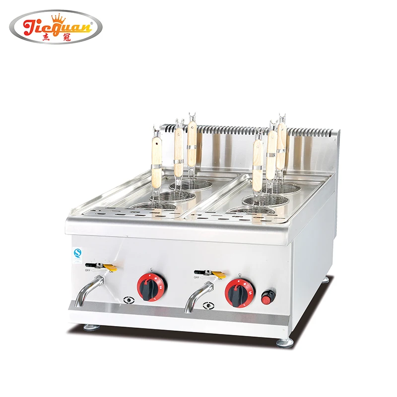 Коммерческая столешница 6 конфорок плита для макаронных изделий машина приготовления лапши