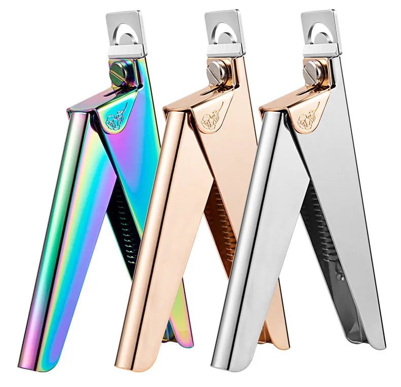 Stainless Steel Professional Nail Tip Clipper Artificial Acrylic Nail Tip Clipper Cutter Trimmer Manicure Pedicure Clipper