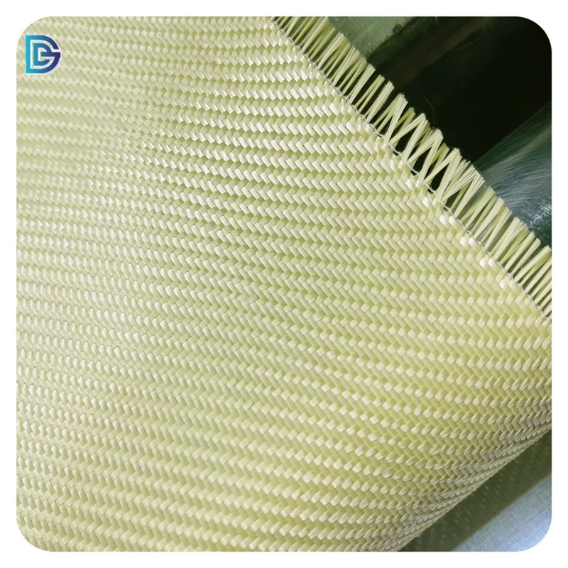 Cheap Factory Price Aerospace 1000D Aramid Fabric Aramid Fabric For Gasket Yellow Coated Aramid Fabric