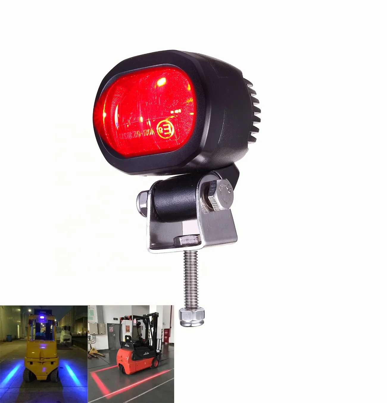 Blue or Red oval LED headlamp for forklift LED safety light