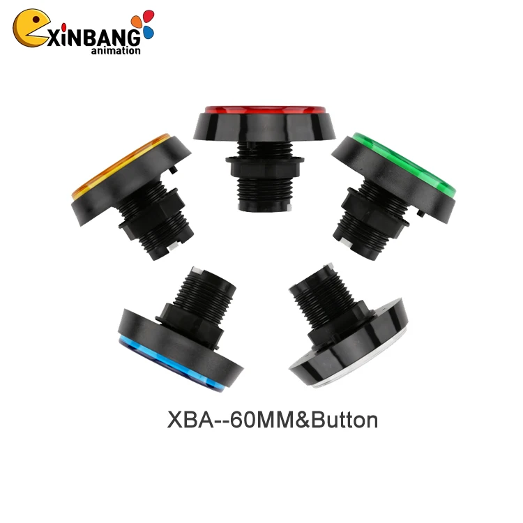 Большая круглая 60 мм Кнопка крепления света плоская скошенная кромка кнопка аксессуары переключатель автоматического сброса